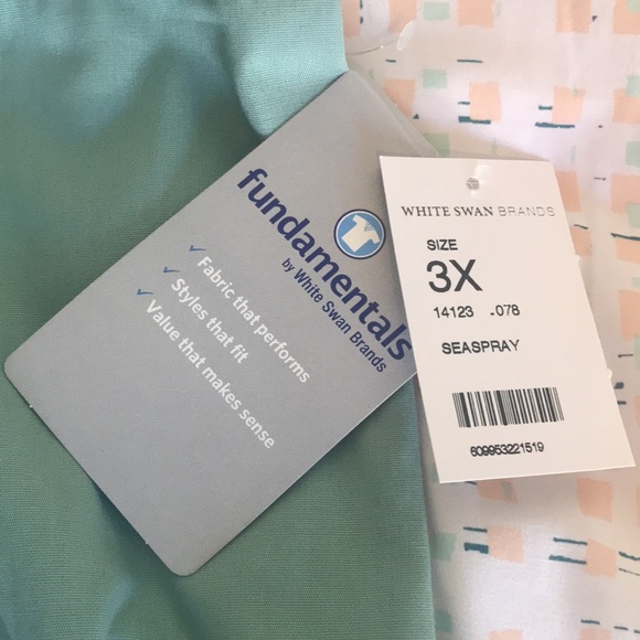 White Swan 3XL Drawstring Flare Leg Scrub Pants. - Picture 5 of 12